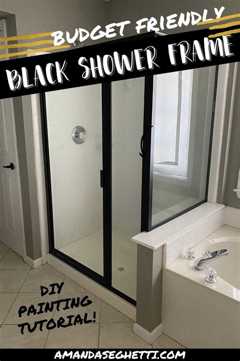 how to paint shower doors